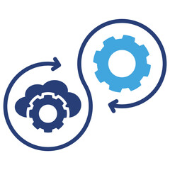 Poster - Devops Two Color Icon