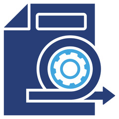 Poster - Scrum Two Color Icon
