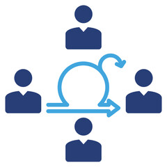 Poster - Agile Team Two Color Icon