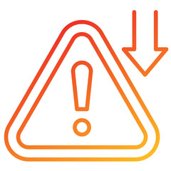 Poster - Error Line Gradient Icon