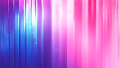 Poster - Fractal Glass Gradient Texture. Reed vertical lines patterned glass, overlay with transparent background. Universal blue purple background stylish gradient