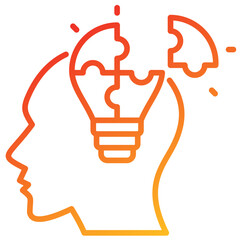 Poster - Problem Solving Line Gradient Icon