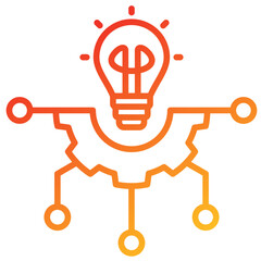 Poster - Idea Line Gradient Icon