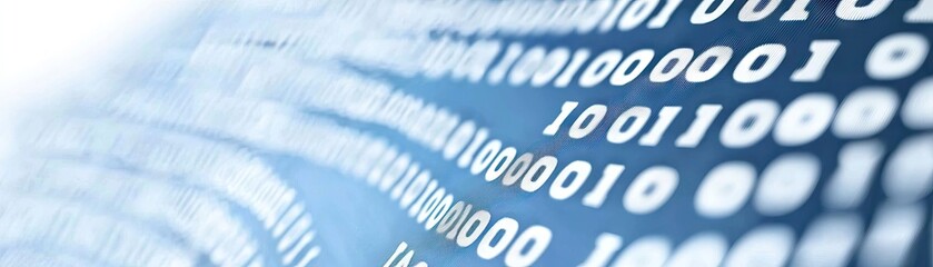 Binary code background display