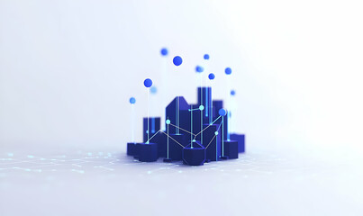 Poster - Abstract Digital Visualization of Data and Connectivity in Technology