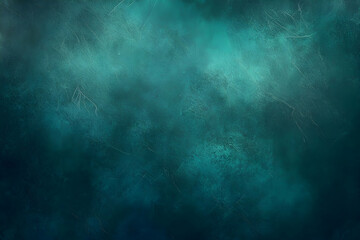 Poster - Abstract Background Texture Dark Green Teal Blue Gradient Illustration