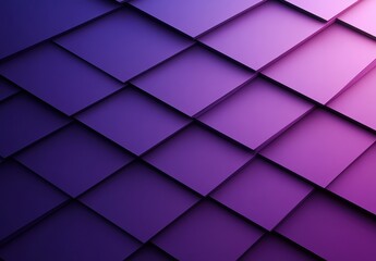 Poster - Vibrant Purple and Pink Geometric Abstract Pattern with Layered Design for Modern Backgrounds and Textures in Digital Art and Design Projects