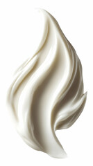 Poster - Cream Swirl, White Cream Texture, Product Shot