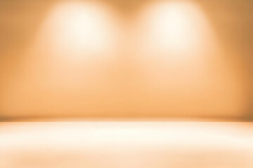 Poster - abstract background - warm orange gradient with spotlights