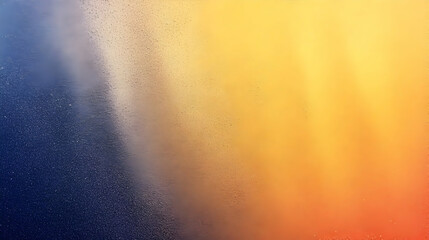Poster - abstract background illustration - blue, orange, yellow gradient texture