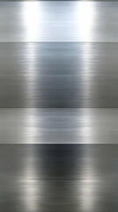 Poster - abstract background illustration - metallic silver texture with light reflections