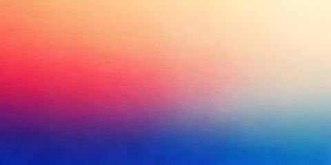 Poster - abstract background illustration - gradient colors blend, blue, purple, red, orange
