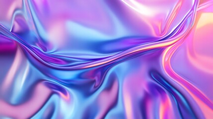 Poster - Dynamic Blend of Vibrant Colors on Smooth Fabric Creates a Mesmerizing Visual Experience in Modern Decor