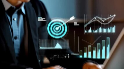 Poster - Strategic Business Growth: Achieving Goals, Analyzing Objectives, Marketing Plan, Financial Success, Business Development, Solution Strategy, Future  