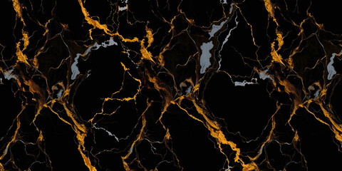 Wall Mural - elegant onyx and gilded marble background with metallic veins