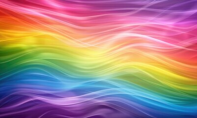 Poster - Abstract modern rainbow background, vibrant gradient stripes, symbolizing LGBTQ pride, Colorful dynamic festive wallpaper or backdrop, celebrating diversity and inclusivity.