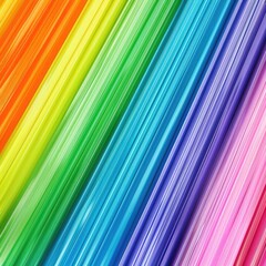 Poster - Colorful Abstract Background with Vibrant Stripes in Rainbow Shades for Digital Design Projects