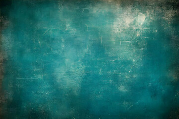 Poster - Teal Background Texture Image - Abstract, Grunge, Vintage, Wall, Paint, Green, Blue, Distressed, Surface, Pattern
