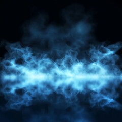 Wall Mural - abstract scene of smoke on a dark background. 3d rendering