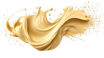 Wall Mural - dynamic milk splash photography, capturing fluid motion and texture in white liquid