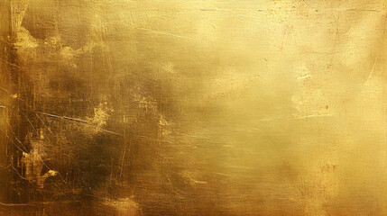 Poster - Subtle gold texture background with brush strokes and imperfections, perfect for adding a touch of luxury and elegance to designs and creative projects