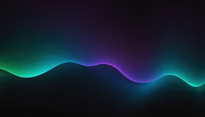 Poster - Abstract banner with rainbow flow design
1