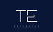 © Mahamud - T, E logo design. TE  creative Monogram Logo. This logo design is the process of creating a visual symbol that represents a brand, company, or individual.