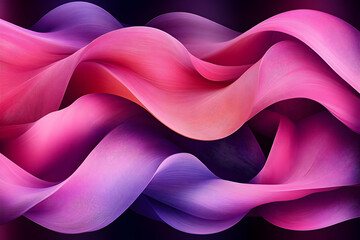 Poster - Abstract Vibrant Pink Purple Design