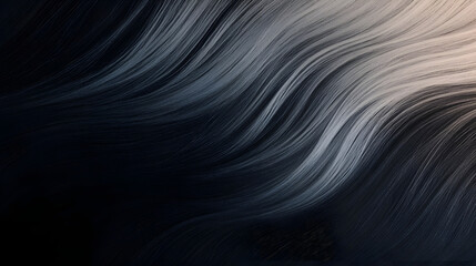 Wall Mural - Dark textured gradient background with soft grainy noise fading from black to gray