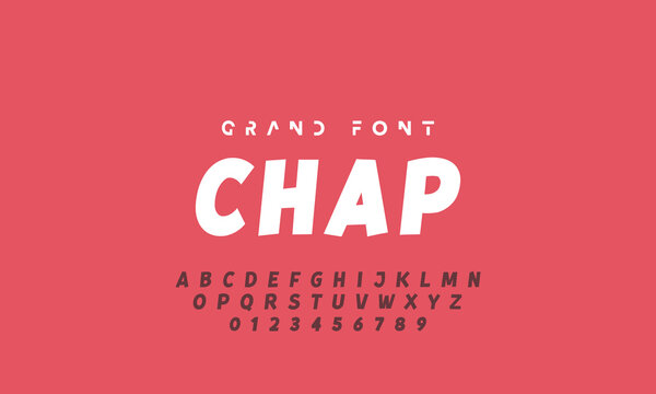 Vector Illustration Playful Handmade Typography. Font For Kids And Games