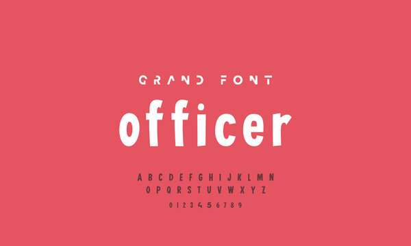 Vector Illustration Playful Handmade Typography. Font For Kids And Games