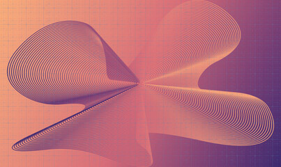 Leinwandbilder - Modern abstract design background. Geometric shapes. Abstract gradient color background. Vector illustration.