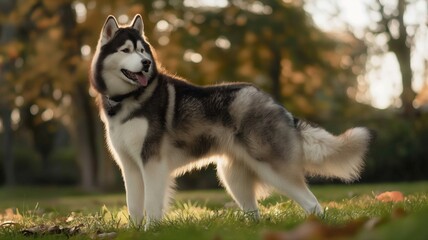  Husky in the park