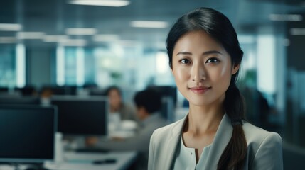 Diverse team of young professionals is working in modern business company. Working day of an office worker. Business, consulting, and technology concept.