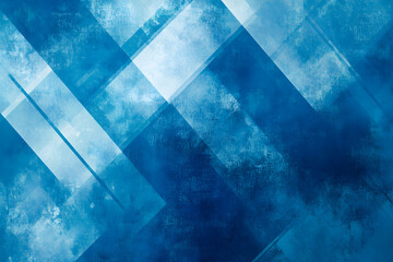 Poster - Dynamic Abstract Background with Geometric Overlays and Textured Blue Hues, Perfect for Modern Designs and Creative Projects, Evoking Depth and Sophistication