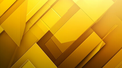 Poster - geometric yellow abstract background with modern design and creative shapes, perfect for digital art
