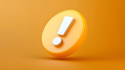 Leinwandbilder - A futuristic caution sign with a bright blue exclamation mark floating over a digital danger alert interface with warning graphics and high tech digital elements