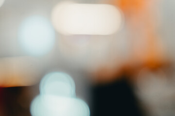 Poster - Abstract blurry background with colorful bokeh light effects for artistic and creative designs and visuals