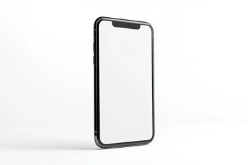 Poster - Sharp Picture of Smartphone Isolated on White