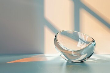 Poster - Detailed Color Image of Glassmorphism Style Mockup Design