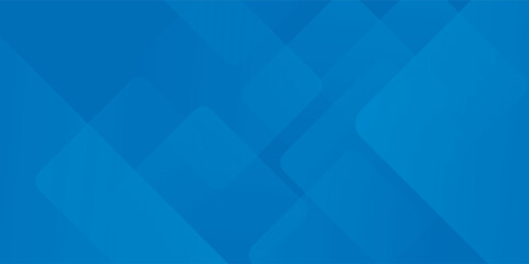 Wall Mural - Abstract banner design with blue geometric background. Blue banner background. Vector abstract graphic design banner pattern background template.
