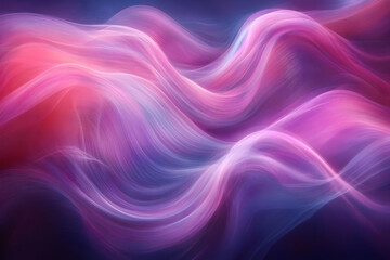 Poster - Abstract Pink Purple Wave Design Background