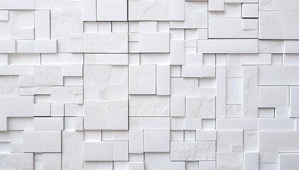 abstract white background cube line square