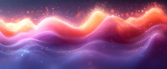 Poster - Abstract Colorful Wave Design Background