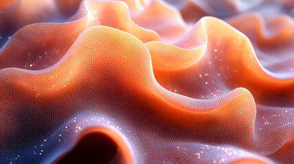 Poster - Abstract Organic Texture With Rippling Surface