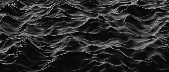 Poster - Dynamic waves of water surface ocean abstract art dark environment aerial view fluid motion concept