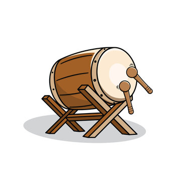 ramadhan icon. ramadhan eid prayer drum vector. islamic and elegant impression. for greeting design and template. simple 3d design style with color