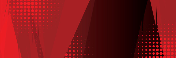Poster - dark red tech minimal background with abstract stripes and dots. vector illustration