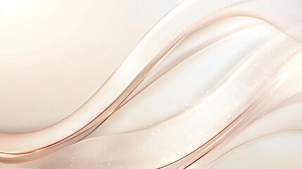 Poster - Soft Abstract Wave Background with Gentle Flowing Textures and Light