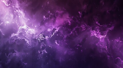 Wall Mural - an abstract image of a purple and pink nebulae in space.